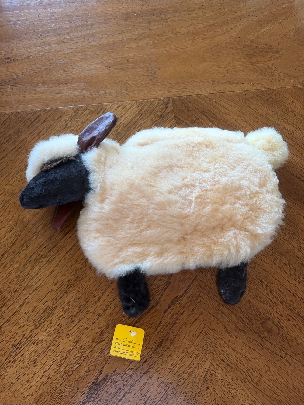Vintage Woolrich Wool Sheep Pillow